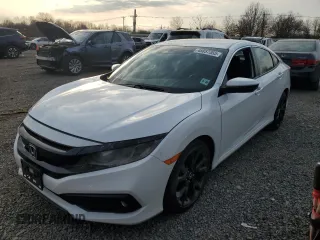 2021 Honda Civic Sport with VIN 2HGFC2F82MH540110, listed as a Copart auction lot 48857355 with 65,638 mi miles and Salvage Title. Bid and sale history available at DreamBid. Image 1.