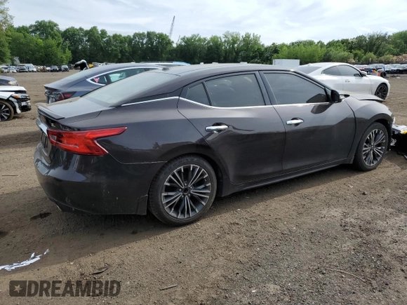 2016 Nissan Maxima SR with VIN 1N4AA6AP9GC447540, listed as a Copart auction lot 60861815 with 127,420 mi miles and Salvage title. Bid and sale history available at DreamBid. Image 3.