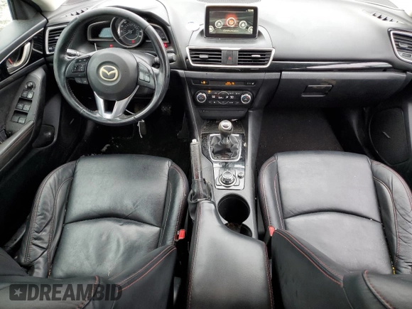 2016 Mazda 3 i Grand Touring with VIN 3MZBM1X72GM281356, listed as a Copart auction lot 45244535 with 175,448 mi miles and Salvage Title. Bid and sale history available at DreamBid. Image 8.