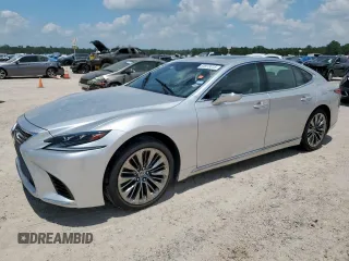 2018 Lexus LS 500 z VIN JTHB51FF2J5006638, wystawiony jako Copart lot #64973315 z przebiegiem Nie podano mil oraz Szkoda całkowita • Salvage title. Historia ofert i sprzedaży dostępna na DreamBid. Obrazek 1.