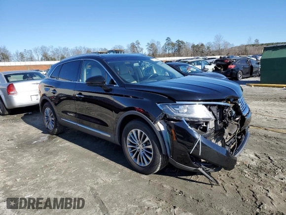 2017 Lincoln MKX Select with VIN 2LMPJ6KR1HBL47020, listed as a Copart auction lot 37538494 with 25,736 mi miles and Salvage Title. Bid and sale history available at carsss.com. Image 4.