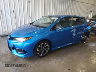 2016 Scion iM with VIN JTNKARJEXGJ516404, listed as a Copart auction lot 53122185 with 121,418 mi miles and Non Repairable. Bid and sale history available at carsss.com. Image 1.