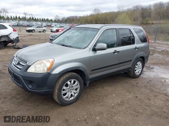 2005 Honda CR-V EX with VIN JHLRD78855C060637, listed as a IAAI auction lot 42079014 with 170,060 mi miles. Bid and sale history available at carsss.com. Image 2.