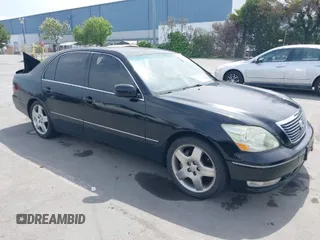 2004 Lexus LS 430 with VIN JTHBN36F740150599, listed as a IAAI auction lot 42056041 with 279,382 mi miles. Bid and sale history available at carsss.com. Image 1.