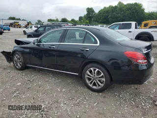 2017 Mercedes-Benz C 300 with VIN 55SWF4KB7HU217300, listed as a Copart auction lot 58961125 with 101,054 mi miles and Salvage title. Bid and sale history available at DreamBid. Image 2.