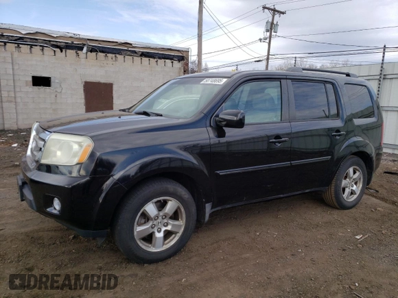 2009 Honda Pilot EX-L with VIN 5FNYF48679B017023, listed as a Copart auction lot 50748695 with 186,273 mi miles and Salvage Title. Bid and sale history available at carsss.com. Image 1.