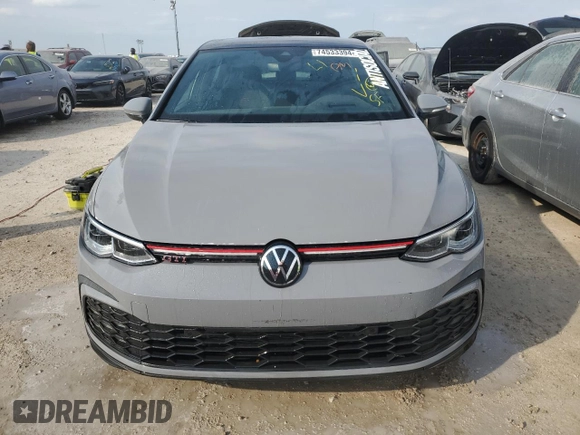 2023 Volkswagen Golf GTI Autobahn with VIN WVW6A7CD9PW117775, listed as a Copart auction lot 74533394 with 0 mi miles and Non Repairable. Bid and sale history available at carsss.com. Image 5.