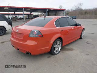 2008 Pontiac G8 GT with VIN 6G2EC57Y38L147372, listed as a IAAI auction lot 41595765 with 140,792 mi miles. Bid and sale history available at carsss.com. Image 4.