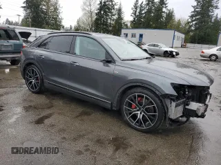 2019 Audi Q8 Prestige with VIN WA1FVAF14KD042257, listed as a Copart auction lot 52573915 with 59,025 mi miles and Salvage Title. Bid and sale history available at carsss.com. Image 4.