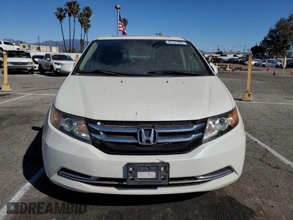 2014 Honda Odyssey EX-L with VIN 5FNRL5H6XEB060557, listed as a Copart auction lot 47141835 with 214,718 mi miles and Clean Title. Bid and sale history available at DreamBid. Image 5.