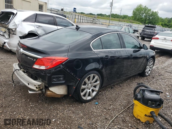 2011 Buick Regal with VIN 2G4G05GV7B9193961, listed as a Copart auction lot 54771284 with 202,738 mi miles and Non Repairable. Bid and sale history available at DreamBid. Image 3.