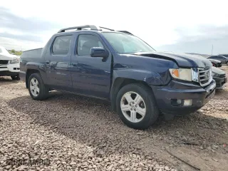 2014 Honda Ridgeline RTL with VIN 5FPYK1F58EB001953, listed as a Copart auction lot 49433875 with 191,094 mi miles and Salvage Title. Bid and sale history available at carsss.com. Image 4.