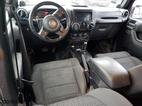 2012 Jeep Wrangler Unlimited Sport with VIN 1C4BJWDG2CL211414, listed as a Copart auction lot 83399674 with 165,617 mi miles and Non Repairable. Bid and sale history available at carsss.com. Image 8.