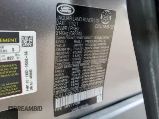 2022 Land Rover Range Rover Westminster z VIN SALGS2RU7NA469462, wystawiony jako Copart lot #62641334 z przebiegiem 26 033 mil mil oraz Szkoda całkowita • Salvage title. Historia ofert i sprzedaży dostępna na DreamBid. Obrazek 13.