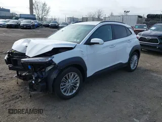 2021 Hyundai Kona SEL Plus with VIN KM8K6CAAXMU721999, listed as a IAAI auction lot 41790048 with 11,580 mi miles. Bid and sale history available at carsss.com. Image 2.