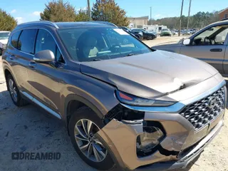2020 Hyundai Santa Fe SEL w/SULEV with VIN 5NMS33AD8LH256698, listed as a IAAI auction lot 41744040 with 54,832 mi miles. Bid and sale history available at carsss.com. Image 1.