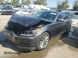 2017 Genesis G80 3.8L with VIN KMHGN4JE1HU203917, listed as a Copart auction lot 71971464 with 67,101 mi miles and Salvage Title. Bid and sale history available at carsss.com. Image 1.