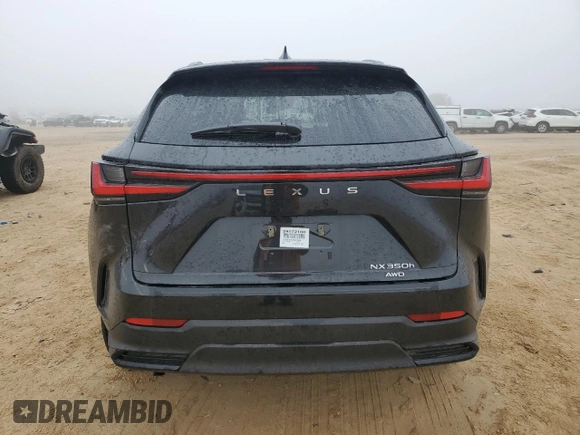 2024 Lexus NX 350h Luxury z VIN JTJHKCEZ5R2026405, wystawiony jako Copart lot #43121815 z przebiegiem 13 582 mil mil oraz Szkoda całkowita • Salvage title. Historia ofert i sprzedaży dostępna na DreamBid. Obrazek 6.