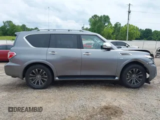 2019 Nissan Armada Platinum z VIN JN8AY2NF3K9351025, wystawiony jako IAAI lot #42270227 z przebiegiem 105 621 mil mil oraz . Historia ofert i sprzedaży dostępna na DreamBid. Obrazek 13.