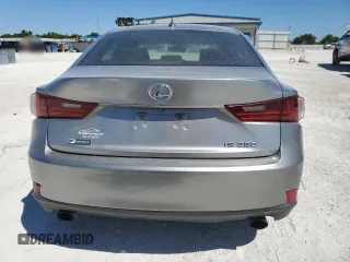 2015 Lexus IS 250 with VIN JTHBF1D23F5056016, listed as a Copart auction lot 49235985 with 192,290 mi miles and Salvage title. Bid and sale history available at DreamBid. Image 6.