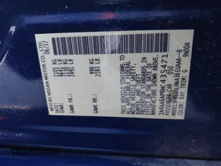 2017 Nissan Maxima SV with VIN 1N4AA6AP9HC435471, listed as a IAAI auction lot 41572210 with 112,159 mi miles and . Bid and sale history available at DreamBid. Image 9.