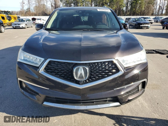 2017 Acura MDX Advance with VIN 5FRYD3H8XHB007018, listed as a Copart auction lot 45376275 with 116,938 mi miles and Salvage title. Bid and sale history available at DreamBid. Image 5.