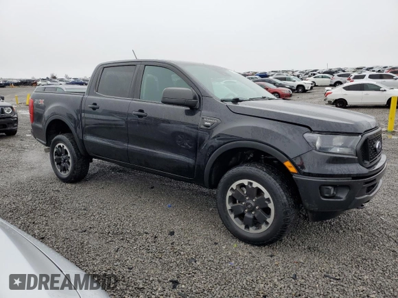 2021 Ford Ranger XL with VIN 1FTER4FH2MLD30422, listed as a Copart auction lot 50845665 with 22,480 mi miles and Salvage title. Bid and sale history available at DreamBid. Image 4.