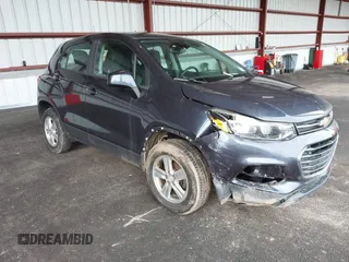 2018 Chevrolet Trax LS with VIN 3GNCJNSBXJL272153, listed as a IAAI auction lot 41835621 with 113,667 mi miles. Bid and sale history available at carsss.com. Image 1.