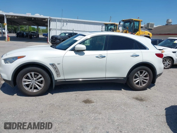 2014 Infiniti QX70 with VIN JN8CS1MU7EM451098, listed as a IAAI auction lot 42026803 with 126,605 mi miles and . Bid and sale history available at DreamBid. Image 14.