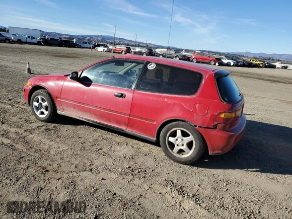 1993 Honda Civic CX with VIN 2HGEH2355PH542980, listed as a Copart auction lot 76941494 with 203,173 mi miles and Salvage Title. Bid and sale history available at DreamBid. Image 2.