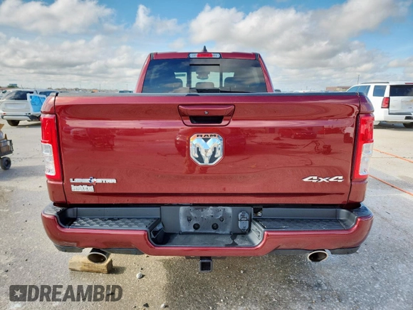 2022 Ram 1500 Big Horn z VIN 1C6SRFMT3NN194076, wystawiony jako Copart lot #58760505 z przebiegiem 75 849 mil mil oraz Szkoda całkowita • Salvage title. Historia ofert i sprzedaży dostępna na DreamBid. Obrazek 6.