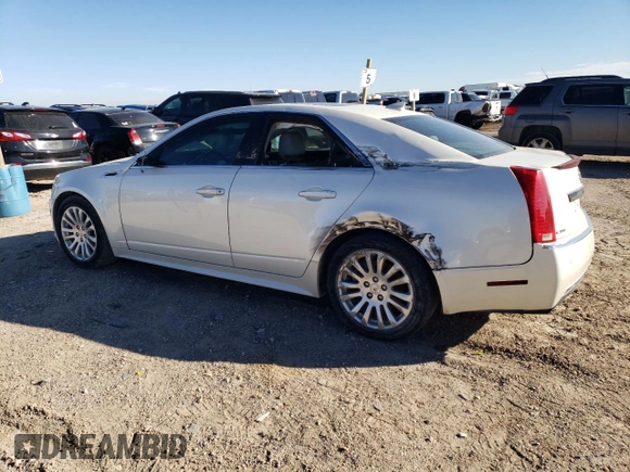 2011 Cadillac CTS Performance with VIN 1G6DJ5EY9B0105717, listed as a Copart auction lot 83389924 with 128,952 mi miles and Salvage Title. Bid and sale history available at carsss.com. Image 2.