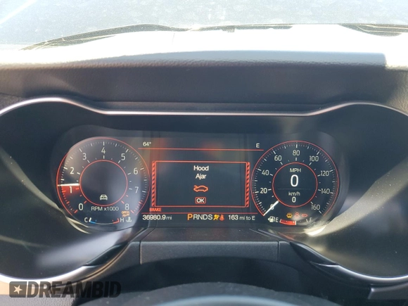 2022 Ford Mustang GT with VIN 1FA6P8CF6N5150683, listed as a Copart auction lot 51300165 with 36,980 mi miles and Salvage Title. Bid and sale history available at carsss.com. Image 9.