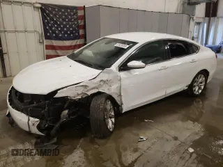 2015 Chrysler 200 C with VIN 1C3CCCCB7FN575909, listed as a Copart auction lot 51828205 with 211,589 mi miles and Salvage Title. Bid and sale history available at carsss.com. Image 1.