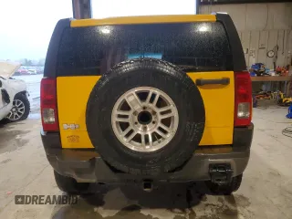 2006 Hummer H3 with VIN 5GTDN136568146180, listed as a Copart auction lot 72459434 with 203,936 mi miles and Salvage Title. Bid and sale history available at carsss.com. Image 6.