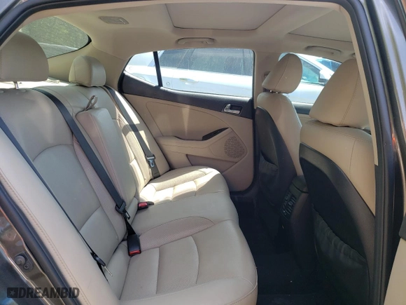 2015 Kia Optima EX with VIN 5XXGN4A76FG391651, listed as a Copart auction lot 54016675 with 155,864 mi miles and Clean Title. Bid and sale history available at carsss.com. Image 10.