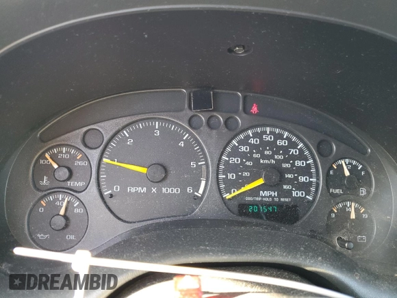 2000 GMC Envoy with VIN 1GKDT13W6Y2354558, listed as a Copart auction lot 42654665 with 201,547 mi miles and Salvage Title. Bid and sale history available at carsss.com. Image 9.