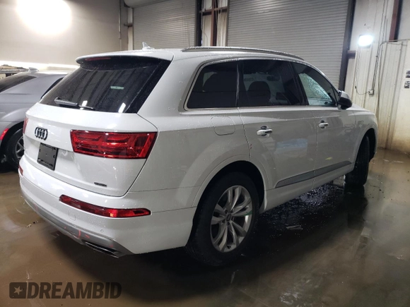 2017 Audi Q7 Premium with VIN WA1AHAF73HD042989, listed as a Copart auction lot 52042605 with 49,968 mi miles and Salvage title. Bid and sale history available at DreamBid. Image 3.