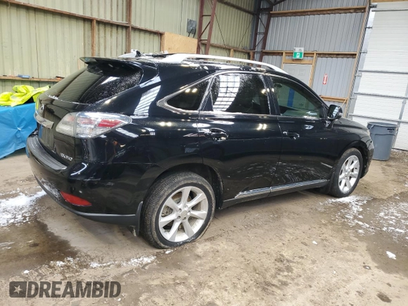 2011 Lexus RX 350 with VIN 2T2BK1BA4BC085766, listed as a Copart auction lot 51962255 with 298,356 mi miles and Salvage Title. Bid and sale history available at DreamBid. Image 3.