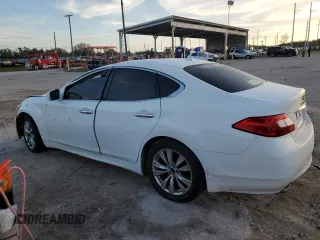 2012 Infiniti M37 with VIN JN1BY1AR1CM395522, listed as a Copart auction lot 76768224 with 163,422 mi miles and Salvage Title. Bid and sale history available at carsss.com. Image 2.