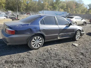 2003 Acura TL with VIN 19UUA56673A058419, listed as a Copart auction lot 76680224 with 98,957 mi miles and Salvage Title. Bid and sale history available at carsss.com. Image 3.