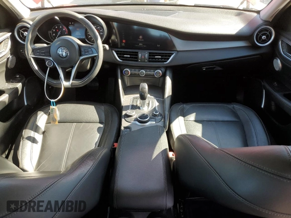 2018 Alfa Romeo Giulia Ti Sport with VIN ZARFAECN2J7596268, listed as a Copart auction lot 73506504 with 69,088 mi miles and Salvage Title. Bid and sale history available at carsss.com. Image 8.