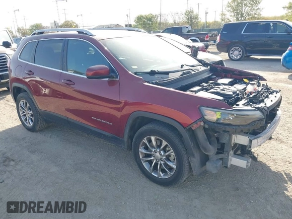 2019 Jeep Cherokee Altitude with VIN 1C4PJLLXXKD120325, listed as a IAAI auction lot 41838643 with 124,315 mi miles and . Bid and sale history available at DreamBid. Image 1.