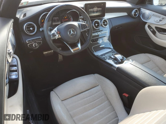 2018 Mercedes-Benz C 43 AMG with VIN WDDWK6EB5JF681780, listed as a Copart auction lot 75207094 with 91,484 mi miles and Salvage title. Bid and sale history available at DreamBid. Image 8.