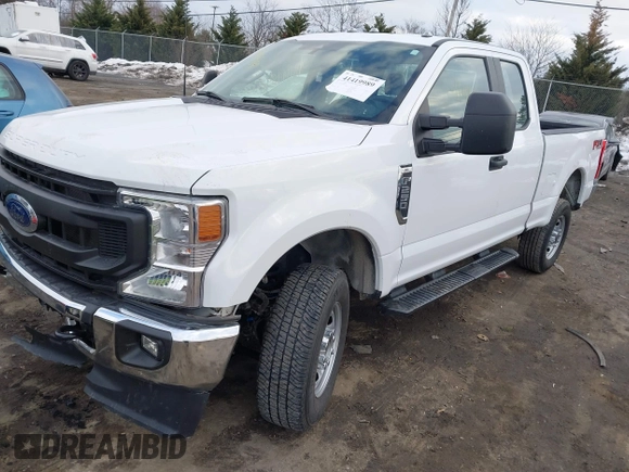 2021 Ford Super Duty F-250 SRW XL with VIN 1FT7X2B60MED87116, listed as a IAAI auction lot 41419989 with 42,141 mi miles. Bid and sale history available at carsss.com. Image 17.