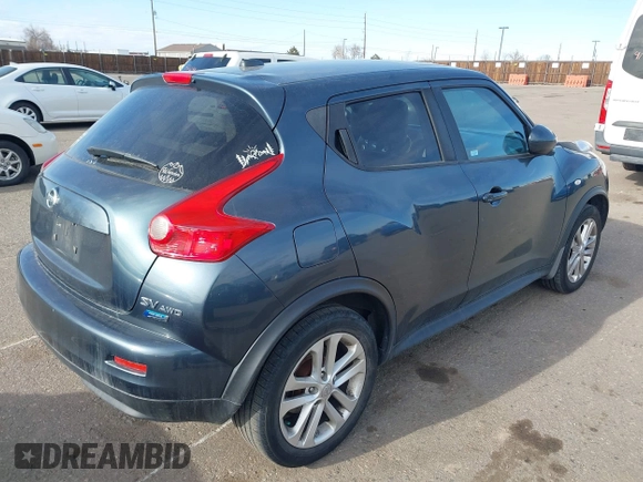 2012 Nissan Juke SL with VIN JN8AF5MV9CT124006, listed as a IAAI auction lot 41524056 with 193,345 mi miles. Bid and sale history available at carsss.com. Image 4.