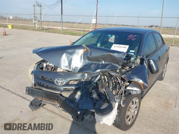 2011 Toyota Corolla L with VIN JTDBU4EE2BJ102986, listed as a IAAI auction lot 41589140 with 1 mi miles. Bid and sale history available at carsss.com. Image 6.