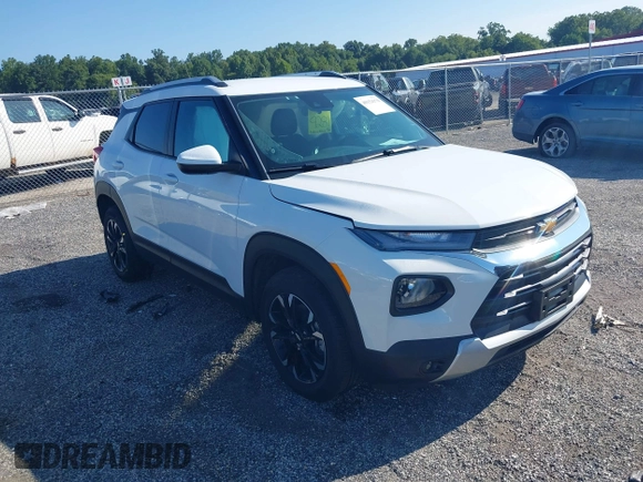2023 Chevrolet TrailBlazer LT with VIN KL79MRSL9PB213192, listed as a IAAI auction lot 40154170 with 14,715 mi miles and . Bid and sale history available at DreamBid. Image 1.