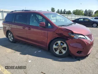 2017 Toyota Sienna LE Auto Access Seat with VIN 5TDKZ3DC7HS791480, listed as a Copart auction lot 68113304 with 130,258 mi miles and Salvage Title. Bid and sale history available at carsss.com. Image 4.