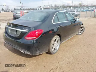 2015 Mercedes-Benz C-Class C 400 with VIN 55SWF6GB5FU029229, listed as a IAAI auction lot 41914780 with 106,038 mi miles. Bid and sale history available at carsss.com. Image 4.